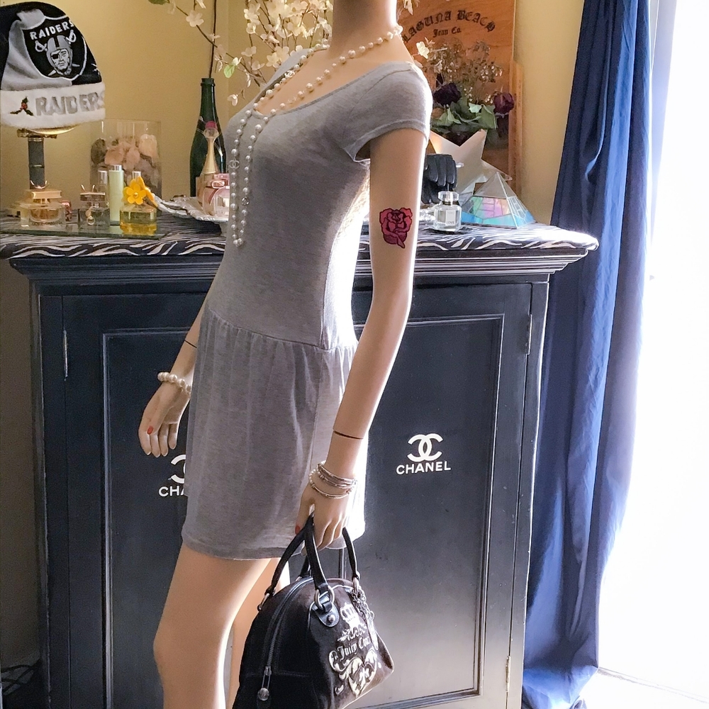 Grey Cotton Dress